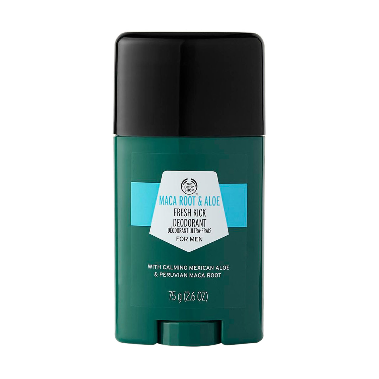 Дезодорант-стік The Body Shop Maca Root &amp; Aloe Fresh Kick Deodorant Корінь маки та алое, чоловічий, 75 мл