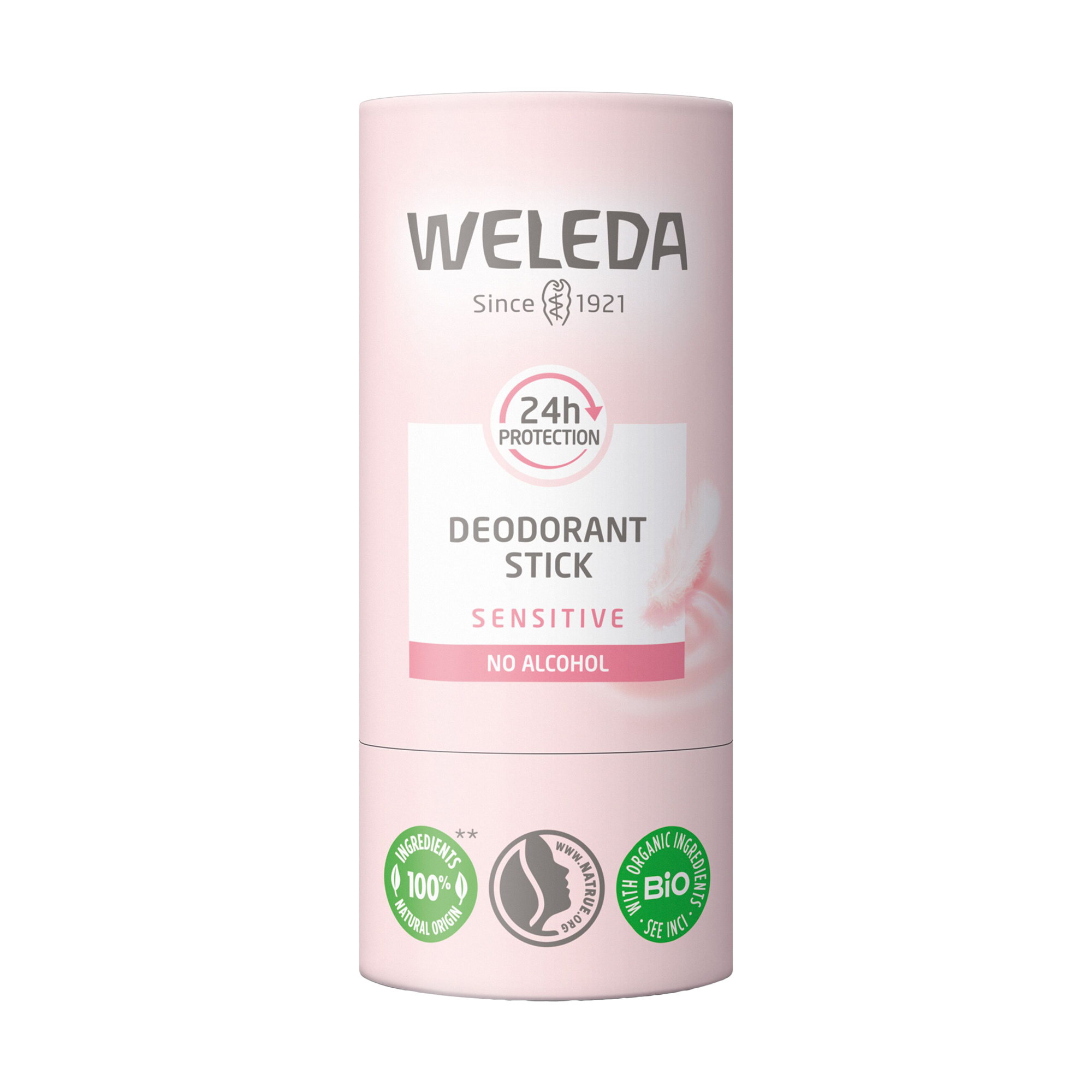 Дезодорант-стік Weleda Deodorant Stick Sensitive для чутливої шкіри, 50 г